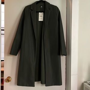 Zara dark green overcoat